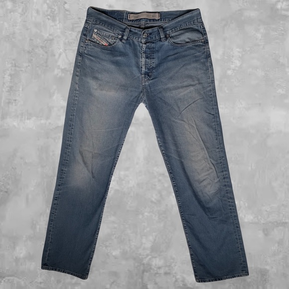 Vintage Diesel Industry Jeans 34x30 Straight Leg Made in Italy - Picture 1 of 12